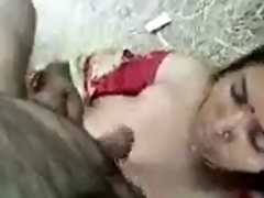 North Indian Aunty giving blowjob to her Customer